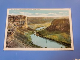 Vtg 1933 Postcard Blue Lakes On Snake River, Idaho - $5.94