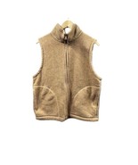 St Johns Bay Vest Mens Medium Brown Fleece Full Zip Stand Collar Casual ... - £17.14 GBP