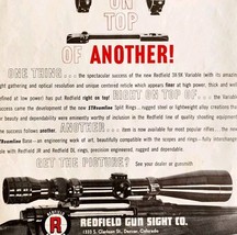 1963 Redfield Gun Sight Co Scopes 3X-9X Variable Advertisement Hunting D... - $19.99