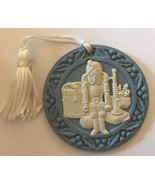 Wedgwood Of England Blue Jasperware Nutcracker Christmas Ornament 1996 - $20.99