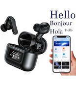 Auriculares Inalambricos Inteligente C Traductor De Voz 150+ Idiomas Ins... - $559.03 MXN