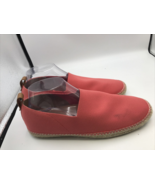 Gentle Souls by Kenneth Cole Lizzy Slip On Espadrille Shoes Coral Size 9.5 - £16.15 GBP