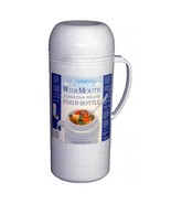 Brentwood 1.0L Wide Mouth Mouth Glass Vacuum / Foam Insulated Food Thermos - $47.51 CAD
