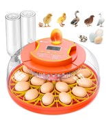 18 Egg Incubator with Automatic Egg Turning and Humidity Control Setting... - $54.44