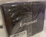 Emanuel Womens Pouch Wallet - Genuine Leather - Black, New In Box - $23.76