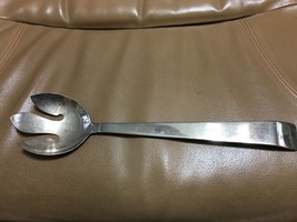 Vintage GODINGER Salad Serving Fork Silver Plate Heavy 13&quot; long - £6.09 GBP