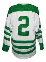 Any Name Number Parry Sound Shamrocks Retro Hockey Jersey White Orr Any Size image 2