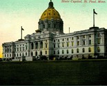 Vintage Postcard 1910&#39;s State Capitol Building St. Paul Minnesota Unused - $6.88