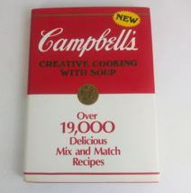 Vintage 1985 Campbell&#39;s Creative Cooking With Soup Hardback Cookbook - £8.69 GBP