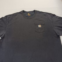 Carhartt Original Fit Men's Black Cotton Long Sleeve Graphic T-Shirt Size 2XL  image 15