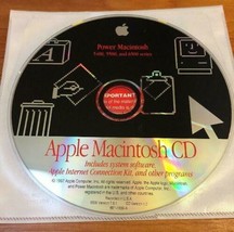 Vtg Mac 1997 Power Macintosh 5400 5500 6500 Programs System Software Disc CD - $125.00