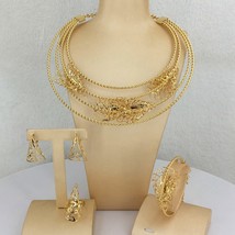 Big Jewelry Brazilian Gold Jewelry Sets for Women FHK12987 - £85.37 GBP