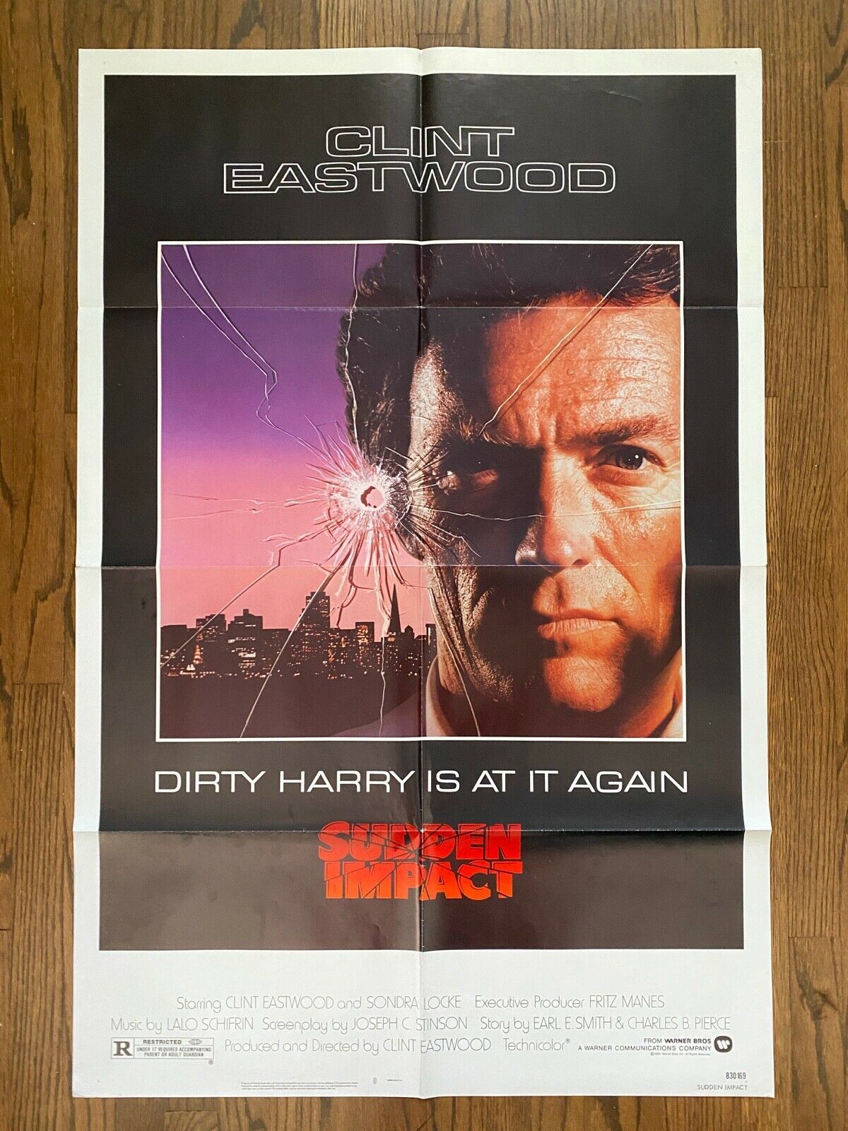 SUDDEN IMPACT (1983) Clint Eastwood Dirty Harry Callahan &quot;Go Ahead, Make... - $125.00