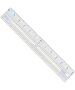 Westcott Plastic Ruler 12&quot;-Zero Centering - $19.75