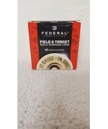 Vintage FEDERAL Field &amp; Target 12 Gauge 7.5 Shot Empty Ammo Box ONLY - £7.74 GBP