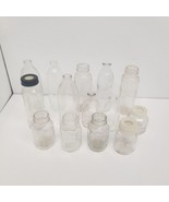 Vintage Glass Baby Bottle Lot of 14, Evenflo, Wyeth, Different Sizes, LOOK  - £50.58 GBP