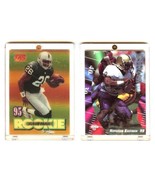 Lot of 2 Two Napolean Kaufman Edge Sportflix 1995 NFL Rookie Cards Hard ... - $5.00