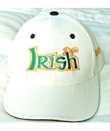 Irish Pittsburgh Hat Ball Cap Baseball Hat White Green Yellow Adjustable... - $12.15 CAD