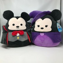 Mickey and Minnie 8&#39;&#39; Halloween Squishmallows - £61.85 GBP