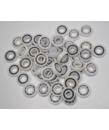 Lot of 50 NEW Ortech 17mm Bore X 35mm OD x 10mm Wide Plastic Radial Ball... - $49.49