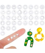 Set Of 36 Polymer Clay Cutters For Earring Small Jewelry Plastic Molds P... - £27.07 GBP