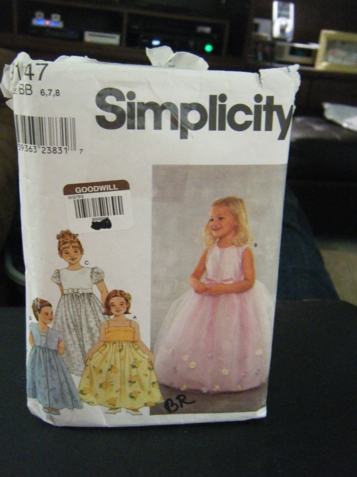 Simplicity 9147 Girl's Formal Dress & Jacket Pattern - Size 6/7/8 - $7.14