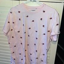 Rue21 Pink rose graphic short sleeve top size extra large - £9.22 GBP