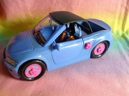 Vintage 2003 Origin Products Polly Pocket Blue Roll Down Roof Convertibl... - $14.83