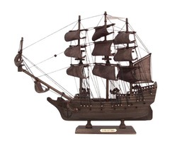Wooden Flying Dutchman Model Pirate Ship 14&quot;&quot; - £75.29 GBP