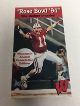 Wisconsin Badger Football History: Rose Bowl &#39;94 The Badger Invasion VHS Alumni - £17.42 GBP
