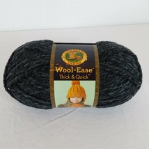 Lion Brand Wool Ease Thick and Quick Yarn Color Charcoal #149 Super Bulky 70900 - £6.14 GBP