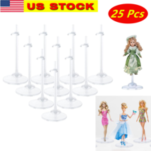 25 Pcs Doll Stand Holder Display for 11.5&#39;&#39; &amp; 12 inch Doll Model Rack Su... - £10.89 GBP