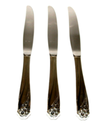 1847 Rogers Bros DAFFODIL International Silver Plate Dinner Knifes 9 1/2&quot; - $16.89