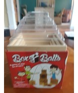 Fat Brain Toy Co. Box &amp; Balls Game Wooden Toy Needs Balls - £19.06 GBP