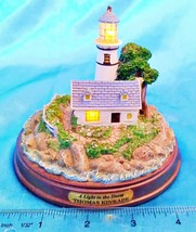 Thomas Kinkade - A Light In The Storm Cottage 5” Wide Light-Up Figurine Statue - $77.22