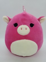 Kellytoy Squishmallows Hot Pink Unicorn Named Zoe 5” - £11.87 GBP