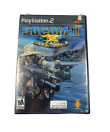 Socom II US NAVY Seals Sony Playstation 2 PS2 2003 Black Label Video Game - £7.81 GBP