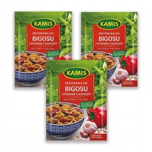 Kamis BIGOS &amp; Cabbage meals spice packet PACK of 3 Made In Europe FREE S... - $9.89