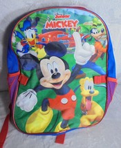 Disney Junior Mickey Mouse Children&#39;s Boy Girl School Overnight Craft Backpack - £8.86 GBP
