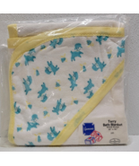 Vintage Spencers Baby Infant Terry Cloth Bath Blanket with Hood Lambs Ne... - $738.69 MXN