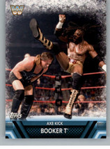 2017 Topps Then Now Forever Finishers and Signature Moves #F-23 Booker T ID:3393 - $1.73