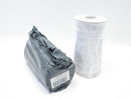 2 Rolls Of White Braided Elastic 144 Yards 1/4&quot; Wide Sewing Face Masks - £13.64 GBP