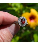 Garnet Ring Size 7, Spessartine, 1.72 cwt. Natural Earth Mined . - £91.00 GBP