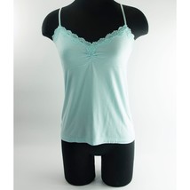 Old Navy Aqua Turquoise Blue Modal Empire Waist Cami Babydoll Top MD - £8.04 GBP