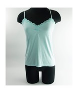 Old Navy Aqua Turquoise Blue Modal Empire Waist Cami Babydoll Top MD - £8.21 GBP