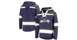 NWT men&#39;s XL 47 brand NFL seattle seahawks superior lacer Hoodie - £60.73 GBP