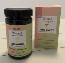 50 Vegan Gummies Teen Queen Multivitamins Mood and Hormonal Health Green Apple - £16.02 GBP
