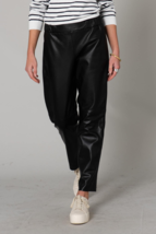 Pure Lambskin Leather Pants Womens Black Custom made Size 0 2 4 6 8 10 - £102.25 GBP