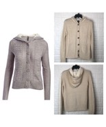 Sherpa lined ivory oatmeal hooded cardigan Women’s Size XXL - $34.84 CAD