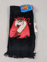 1997 Taz Tasmanian Devil Halloween Fingertip Towel Looney Tunes Black NWT - £7.90 GBP